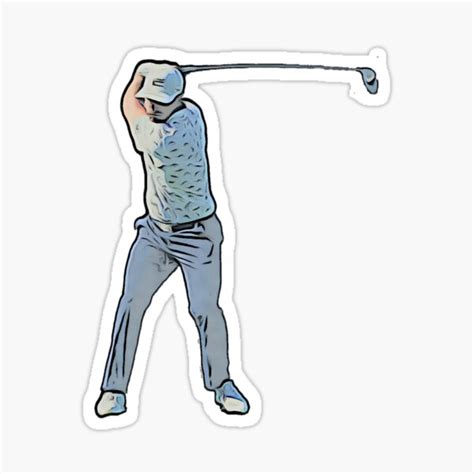 Bryson DeChambeau Bold Cartoon Sticker For Sale By Nvossku Redbubble