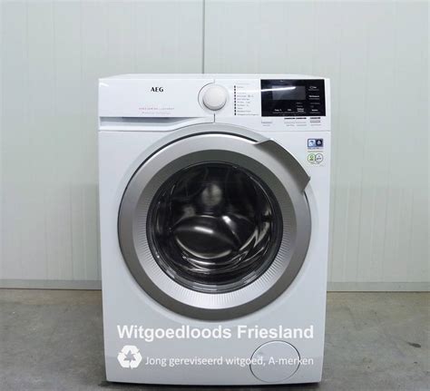 AEG 6000 Series ProSeries 8KG Wasmachine 1600 Toeren Witgoedloods Friesland