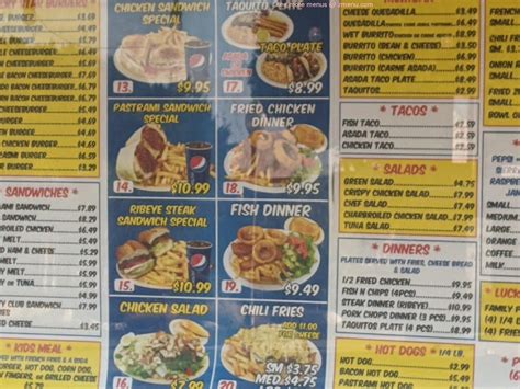 Menu At Lucky Star Burgers Fast Food Baldwin Park Ramona Blvd