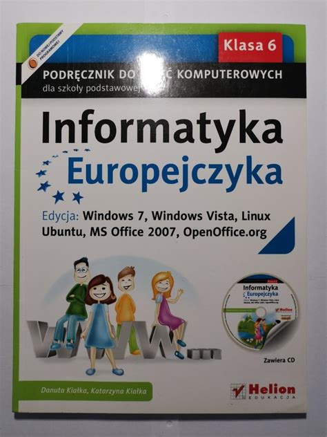 Informatyka Europejczyka 6 podręcznik Żyrardów Kup teraz na