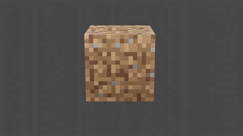 Free minecraft dirt block 3D - TurboSquid 1673666