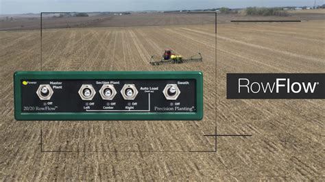 Rowflow ‣ Precision Planting Save Seed With Swath Control Youtube