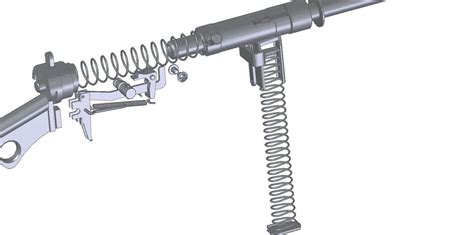 MP-3008 machine gun 3D model | CGTrader