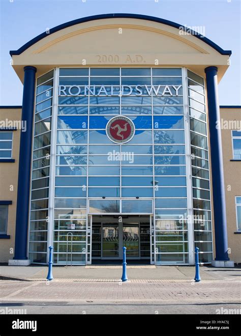 Ronaldsway Airport terminal Building, Isle Of Man Stock Photo - Alamy