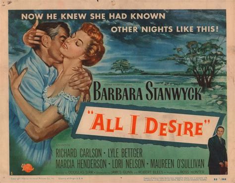 All I Desire 1953 U.S. Title Card | Title card, Barbara stanwyck ...