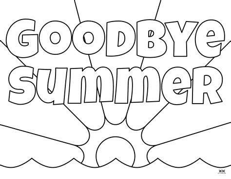 Summer Coloring Pages 100 Free Printable Pages Printabulls