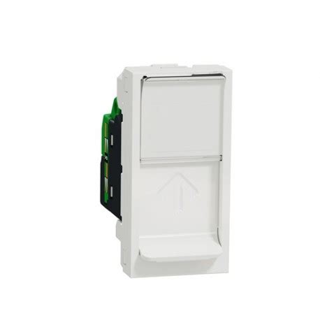 Schneider Unica Prise Rj Simple Cat Stp Mod Blanc