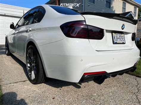 2017 Bmw 330i Xdrive Base With 18x85 Aodhan Ah X And Michelin 245x40 On Stock Suspension