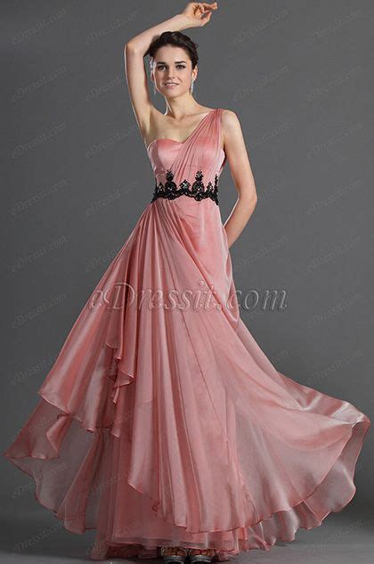 One Shoulder Sweetheart Evening Dress Party Dress 00122101 EDressit