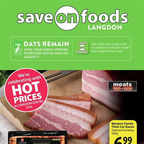 Save On Foods Weekly Flyer Langdon Now Open Weekly Savings Ab