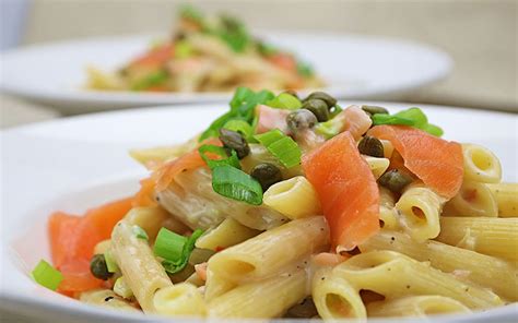 Pasta With Smoked Salmon And Capers Recipe Artisan Food Trail