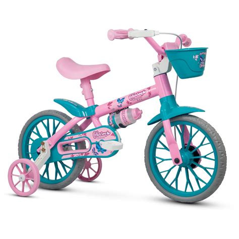 Bicicleta Infantil Aro Rodinhas Nathor Charm De A Anos No