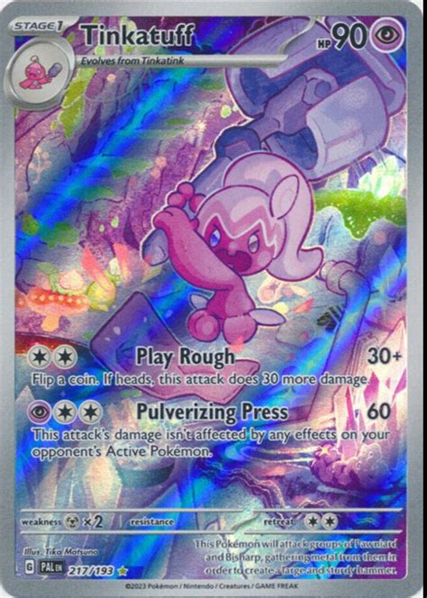 Tinkatuff 2023 Scarlet Violet Paldea Evolved 217 193 Illustration