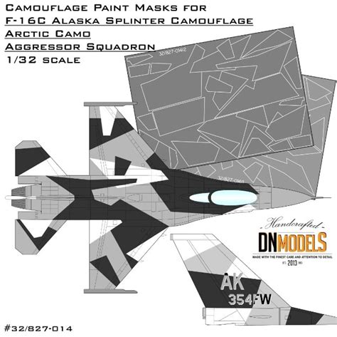 Camouflage Paint Masks For F C Alaska Arctic Splinter Aggressor Dn