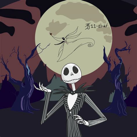 Jack Skellington and Zero by flamingkeeton on DeviantArt