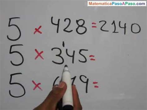 Truco Para Multiplicar Por 5 MatematicaPasoAPaso YouTube