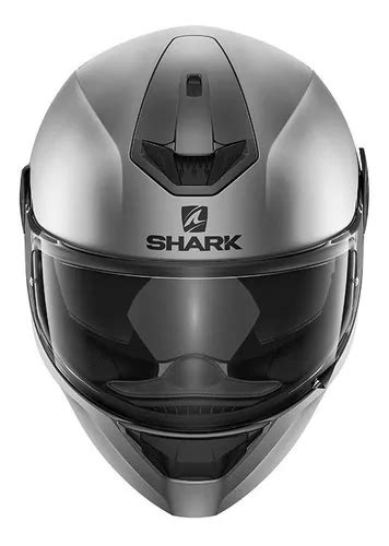 Capacete Shark D Skwal Blank Matt Ama Titanium Pinlock