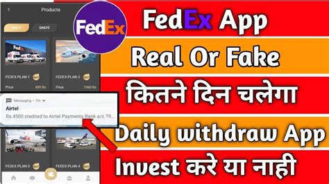 FedEx Earning App FedEx Earning App Real Or Fake FedEx App