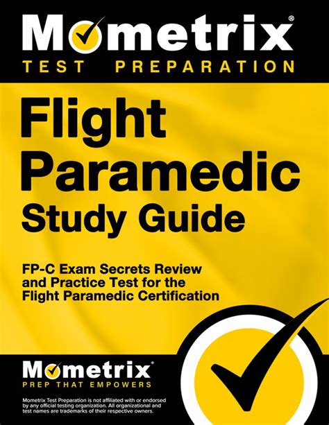 Flight Paramedic Study Guide Practice Test Prepare For The Flight