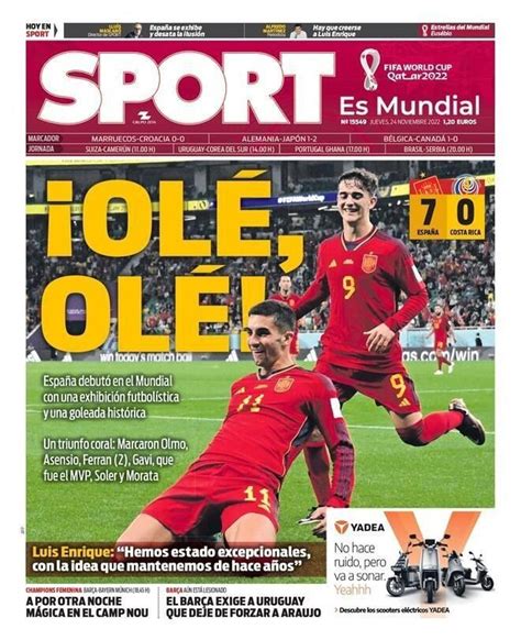 Fotos Las Portadas De La Prensa Deportiva De Hoy