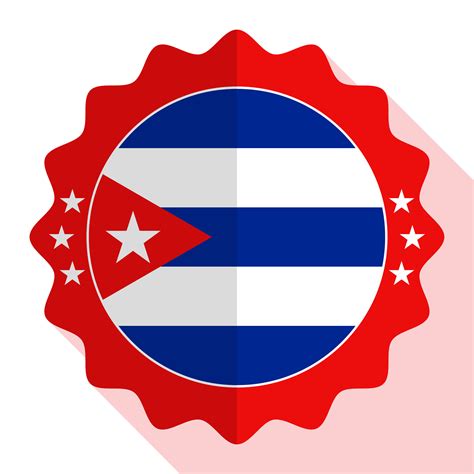 cuba quality emblem label sign button vector illustration