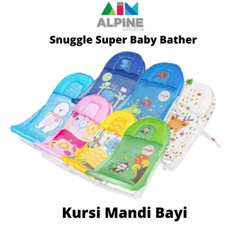 Jual Snuggle Super Baby Bather Kursi Mandi Bayi Motif Tahan Berat