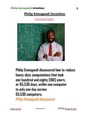 Philip-Emeagwali-Inventions.pdf - Philip Emeagwali: Inventions Philip ...