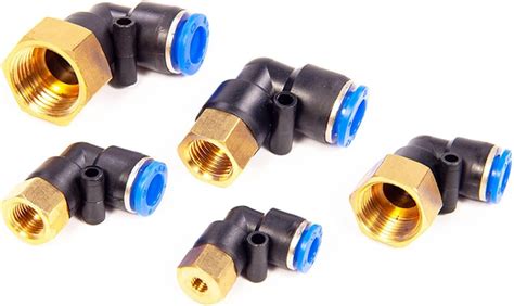 Amazon PJRYC Pneumatic Air Connector Fitting PC PCF PL PLF 4mm 6mm