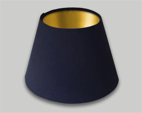 Navy Blue Empire Lampshade Gold Inner The Lampshade Barn