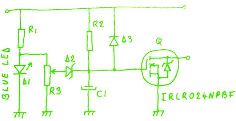 Mosfet inrush current limiter