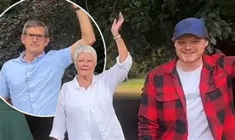 Dame Judi Dench, 87, and grandson Sam are joined by Louis Theroux for ...