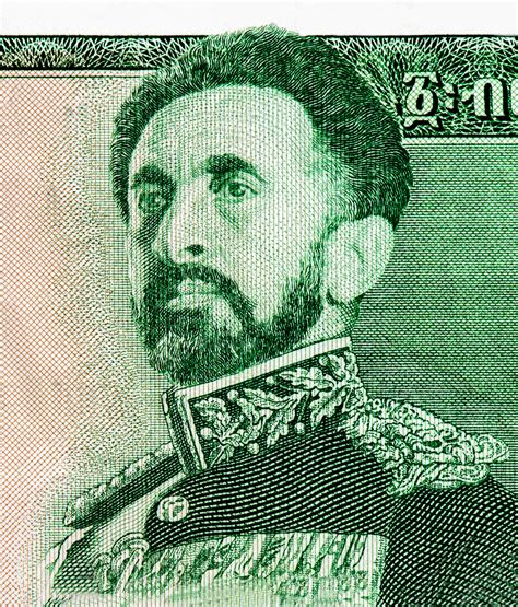 Emperor Haile Selassie Portrait From Ethiopia 1 Dollar 1961 Banknotes