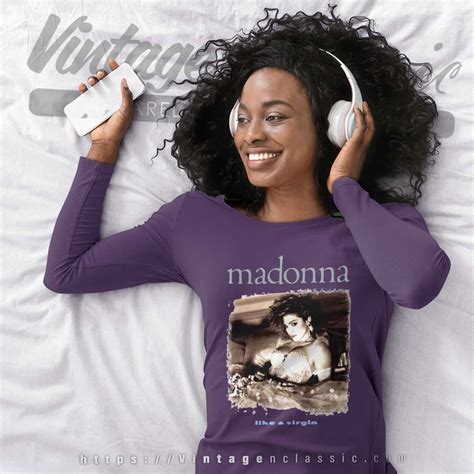 Madonna Shirt Like A Virgin Tour 2023 Vintagenclassic Tee