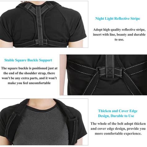 Vvikizy Ceinture De Correction De Posture Correcteur De Posture Unisexe