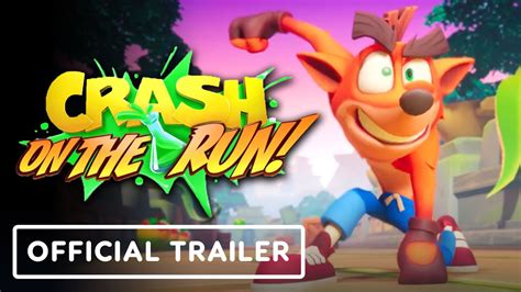 Crash Bandicoot On The Run Official Announce Trailer Youtube