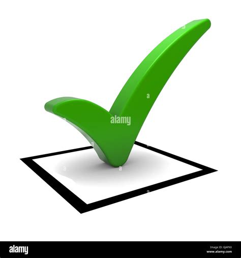 Green Tick Symbol Stock Photo - Alamy