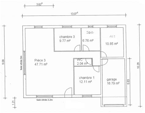 Plan Maison Plain Pied Chambres Ventana Blog Hot Sex Picture