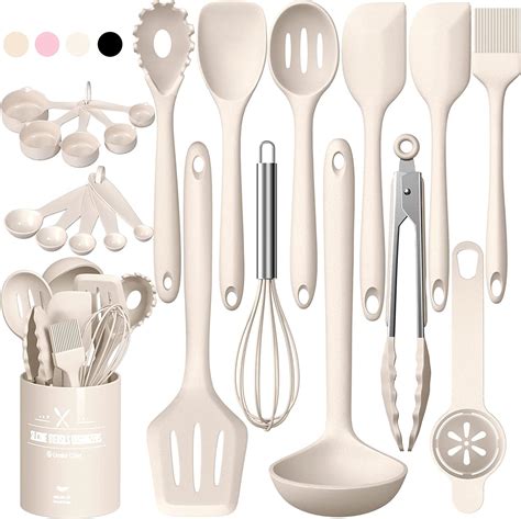 Umite Chef Silicone Kitchen Cooking Utensils Set Pcs Heat Resistant