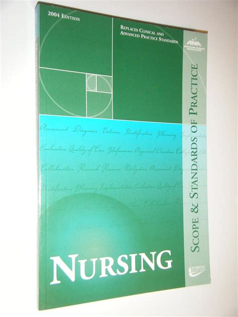 Nursing Scope And Standard Of Practice American Nurses Association 9781558102156 Medicine