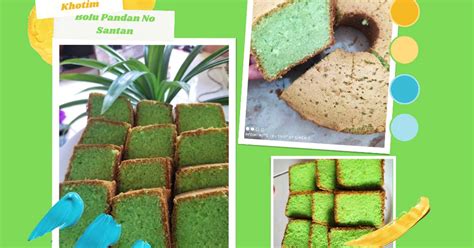 6 010 Resep Bolu Pandan Tanpa Santan Dan Mixer Enak Dan Mudah Cookpad