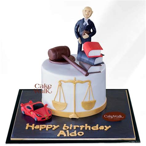 Lawyer Birthday Cake