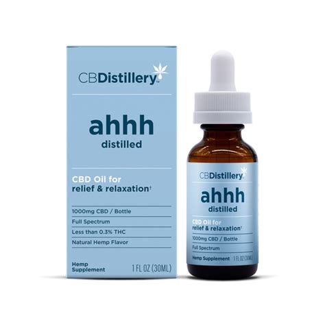 Cbdistillery 1000mg Of Cbd Cbd Oil Full Spectrum 1oz Cbdmarket