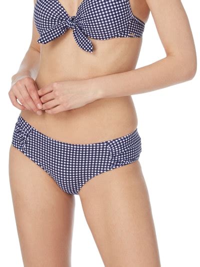 S Oliver RED LABEL Bikini Mit Vichy Karo Marine Online Kaufen