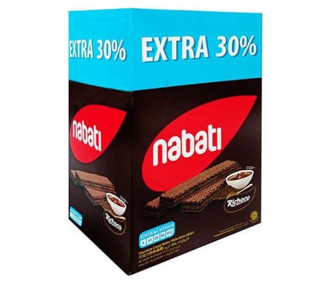 Richoco Nabati Chocolate Wafer Extra 20x16g Lazada