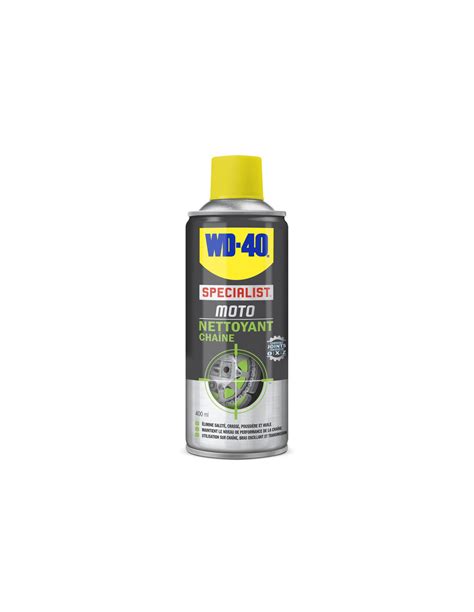 Nettoyant Chaîne Wd 40 Specialist® Moto Spray 400 Ml