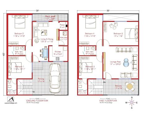 Duplex House Plan South Facing As Per Vastu Architego