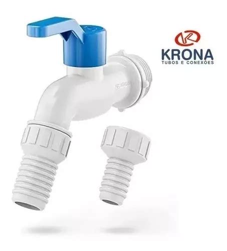 Torneira Esfera Jardim E Tanque 1 2 E 3 4 Pvc Krona MercadoLivre