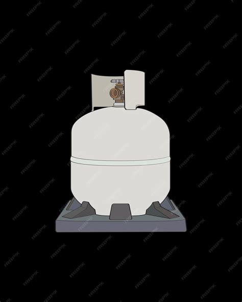 Premium Vector Industrial Gas Cylinders Vector Vector Of Industrial