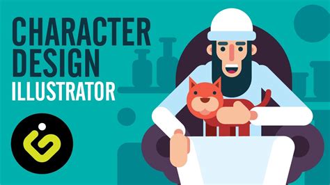 Character Design Flat Design Tutorial In Illustrator Youtube