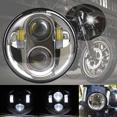 Faro Led Para Motocicleta Luz Para Dyna Sportster Xl